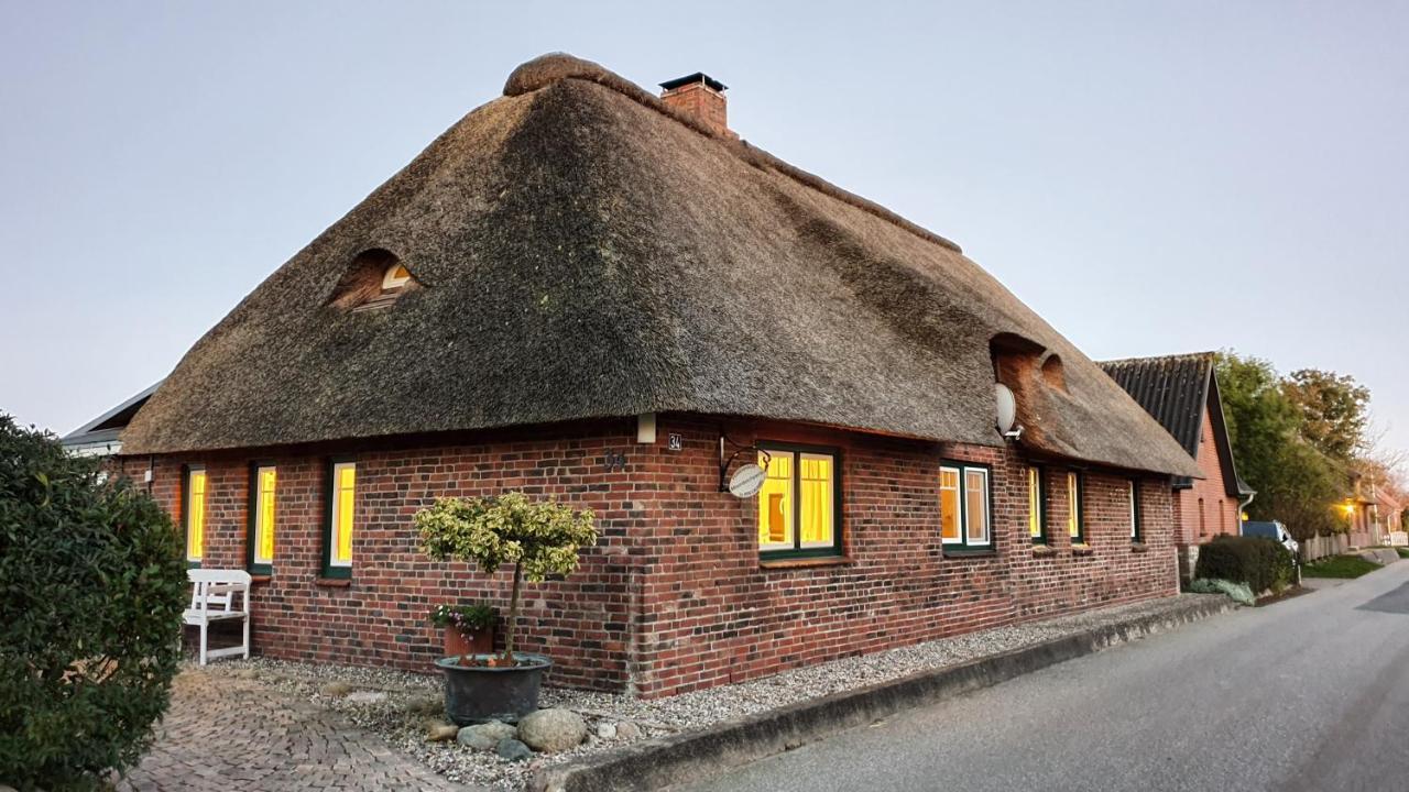 Reetdachhaus Moordeichperle Villa Nordstrand Eksteriør bilde