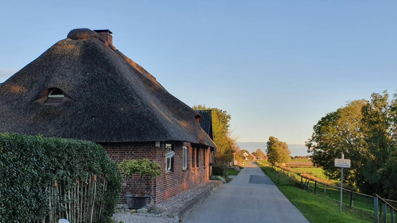 Reetdachhaus Moordeichperle Villa Nordstrand Eksteriør bilde