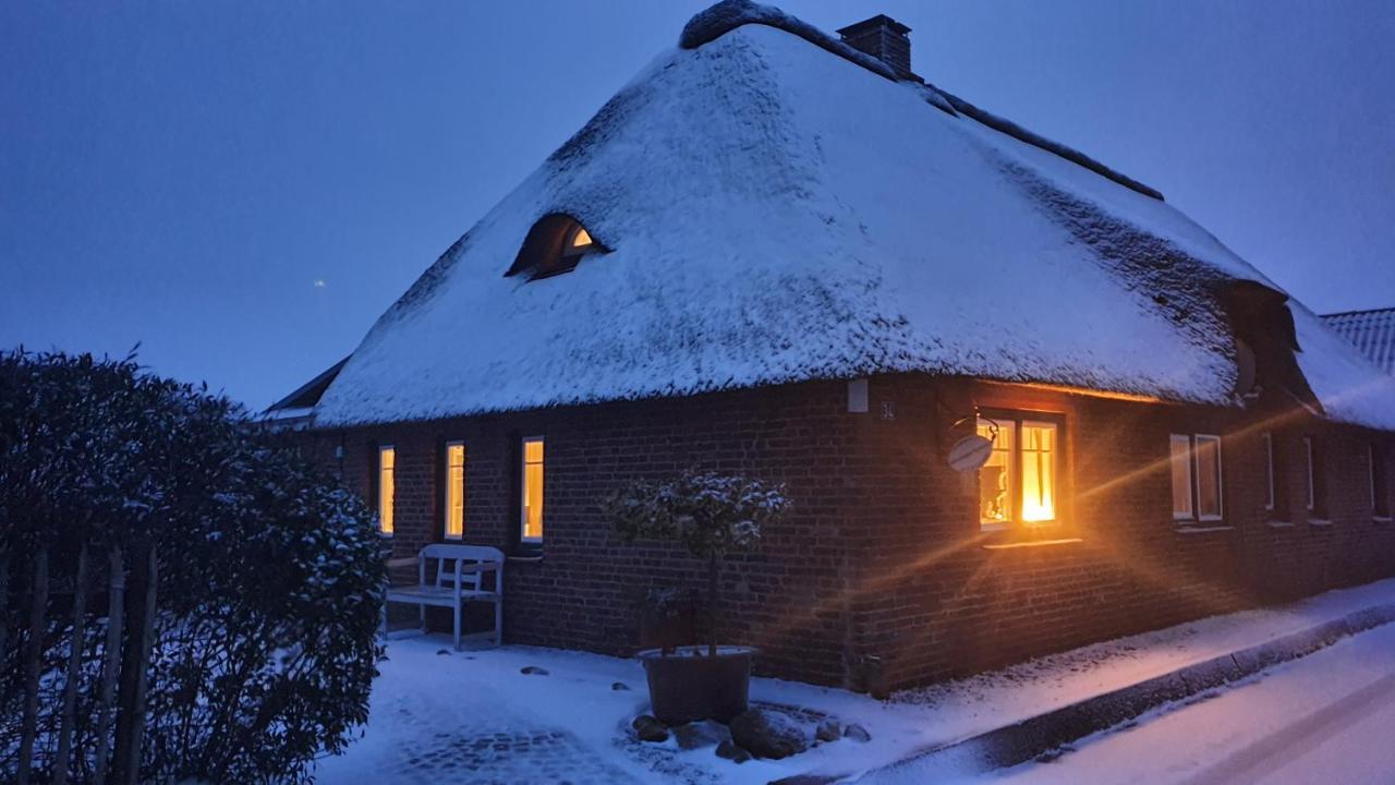 Reetdachhaus Moordeichperle Villa Nordstrand Eksteriør bilde