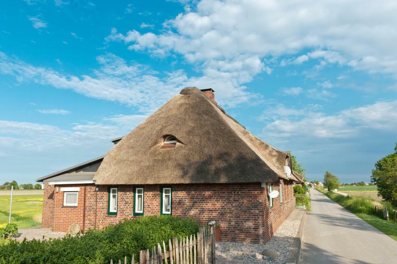 Reetdachhaus Moordeichperle Villa Nordstrand Eksteriør bilde